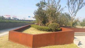海宁耐候钢挡土墙